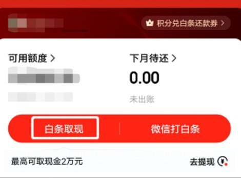 白条秒到怎么刷 取钱