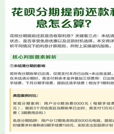 花呗还款优化技巧