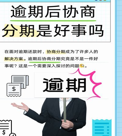 白条逾期协商分期成功案例